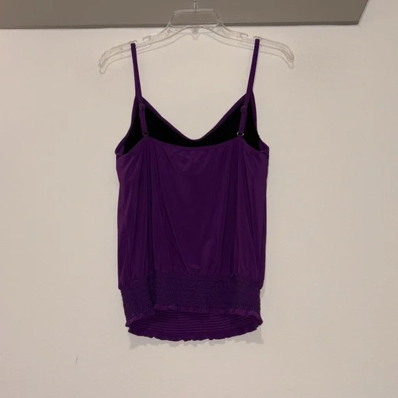 Magicsuit Justina Blouson Tankini Top in Amethyst Purple SZ 10 VGUC - Picture 4 of 8
